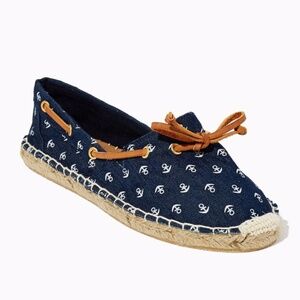 ⚓️ • "NOAH" Anchor slip on espadrille flats